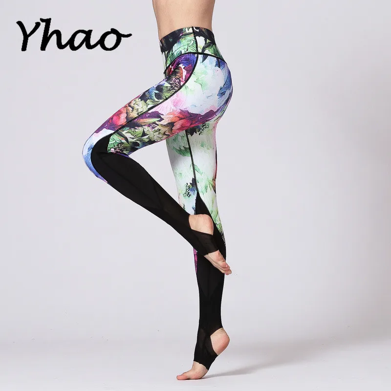 Женские обтягивающие спортивные штаны для йоги сексуальные Стрейчевые леггинсы