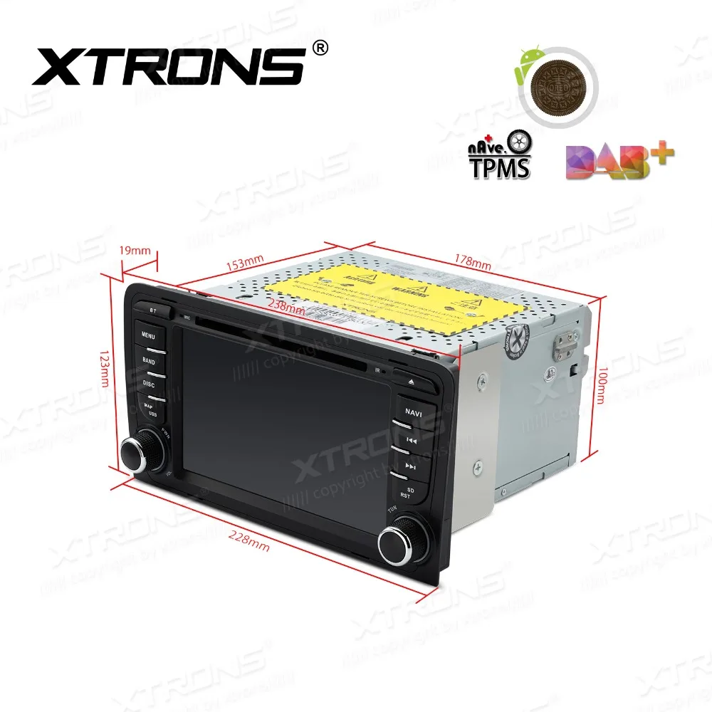 XTRONS 7 &quotAndroid 8 1 радио GPS RCA Автомобильный DVD плеер для Audi A3 8P 2003 2004 2005 2006 2007 2008 2009 2012