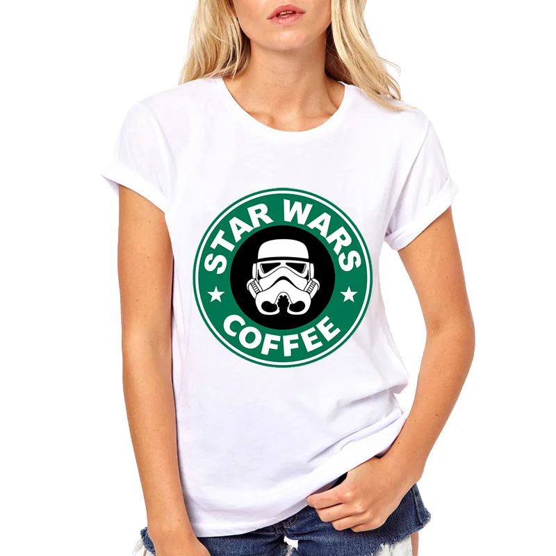 Звездные войны футболка женская Дарт Вейдер костюм футболки забавный крутой