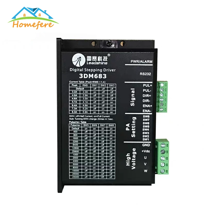 Драйвер шагового двигателя DM442 542 556 DMA860H Nema14 16 17 23 34 42 0 5 8.3AA|Драйвер двигателя| |