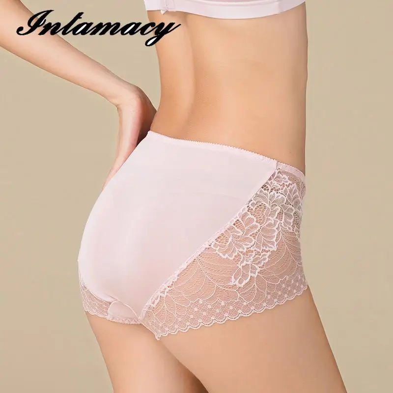 100% шелковое летнее Новое нижнее белье женские сексуальные кружевные дышащие