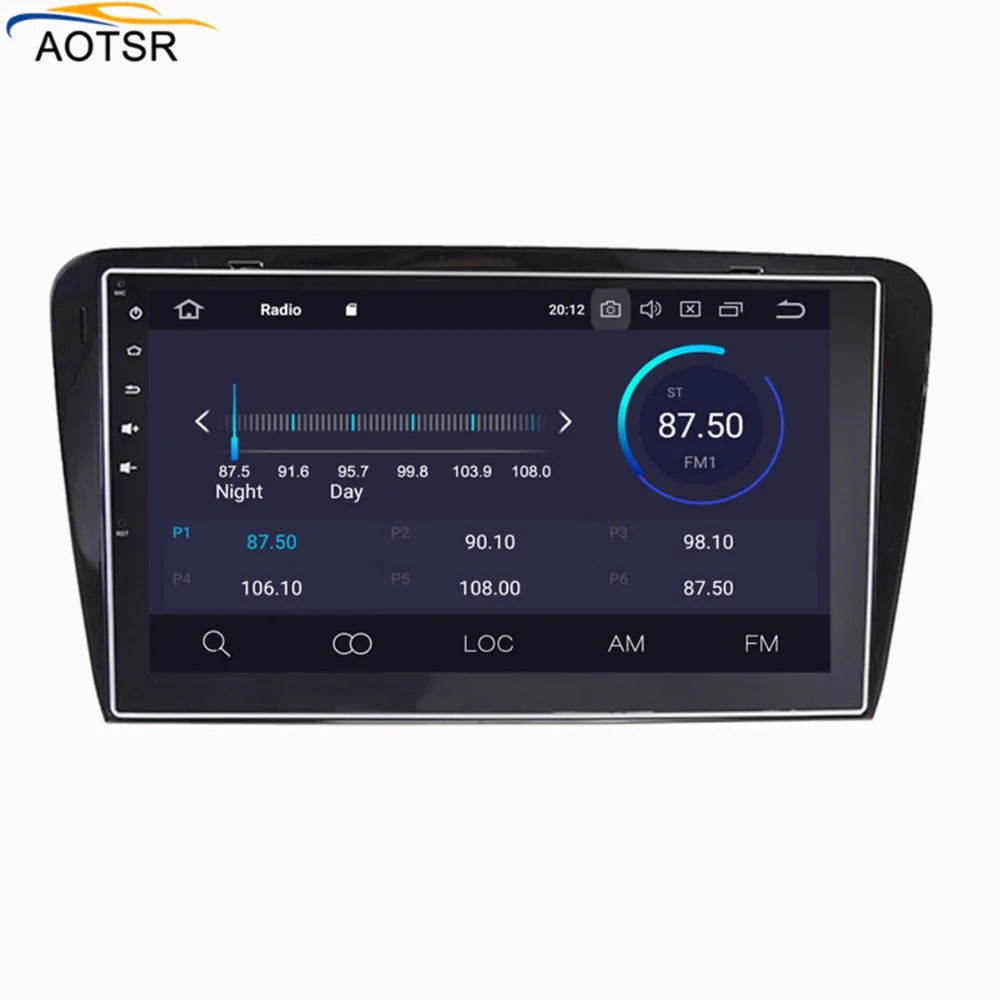 Ips Android 9,0 Автомобильный мультимедийный dvd-плеер головное устройство для Volkswagen/VW Skoda Octavia A7 2013+ gps навигация радио авто стерео