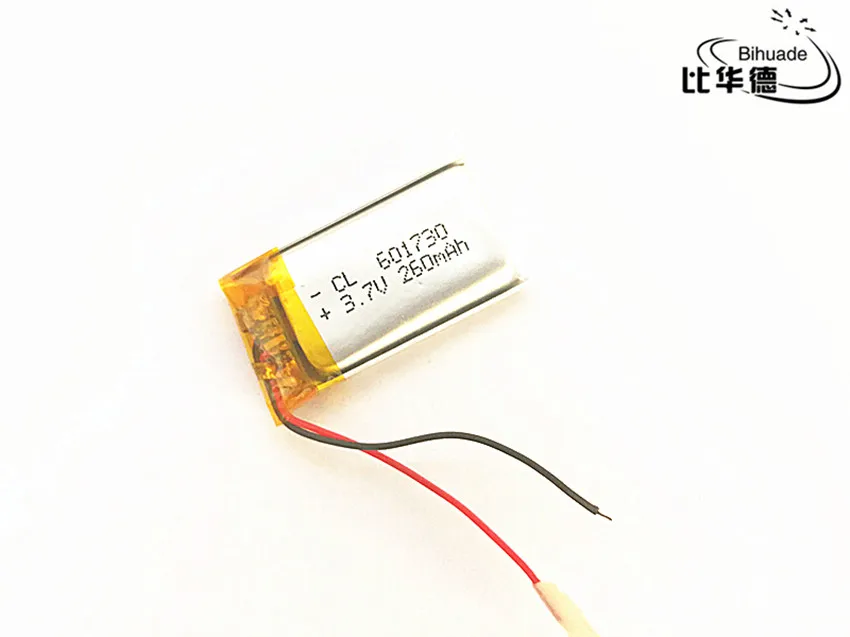 

5pcs 3.7V,260mAH,601730 Polymer lithium ion / Li-ion battery for TOY,POWER BANK,GPS,mp3,mp4,cell phone,speaker