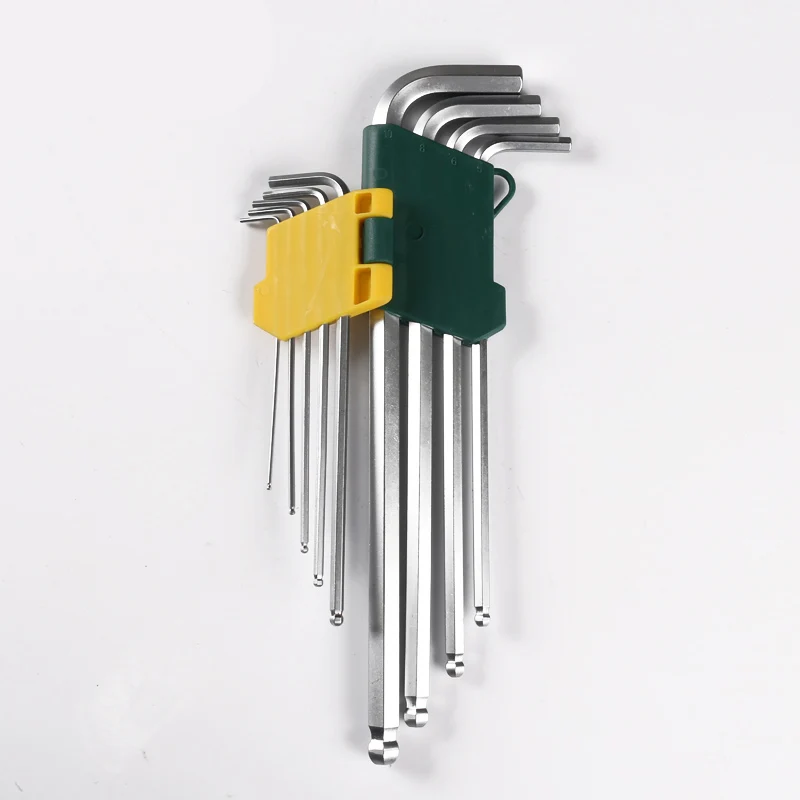 

9 IN 1 Ball Head Hex Key Wrench Set Long Type