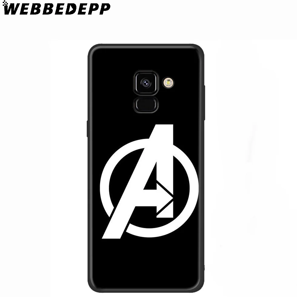 WEBBEDEPP Captain America Caps силиконовый чехол для Samsung Galaxy A3 A5 A6 A7 A8 A9 A10 A20 A30 A40 A50 A70 M10 M20 M30 |