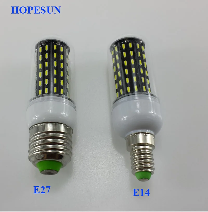 E14 & E27 110V SMD 4014 36 светодиодный 56 72 96 Светодиодный 138 Bombillas светильник прожектор