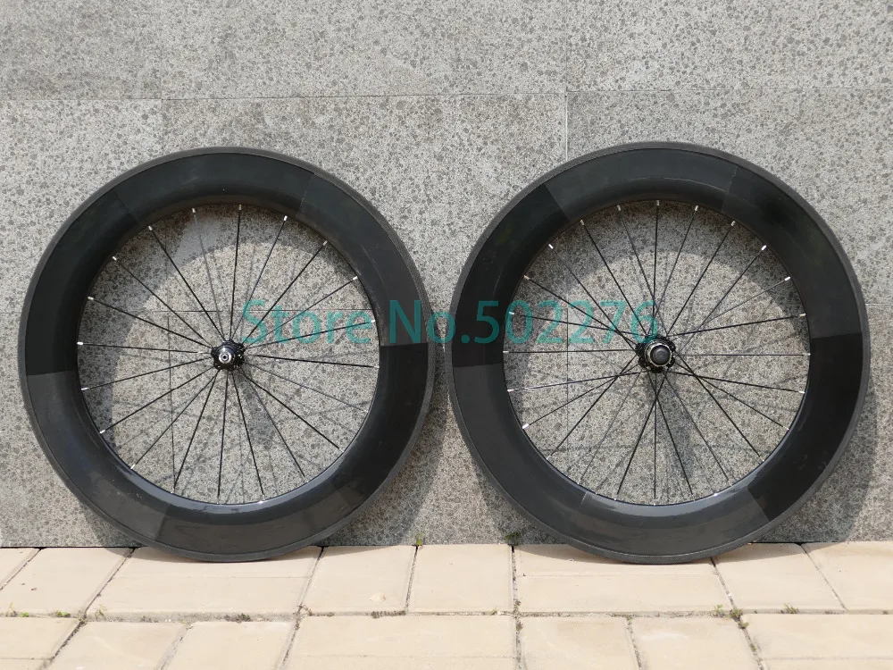 88 мм комплект трубчатых колес: труба из углеродистого волокна 3k UD углеродный