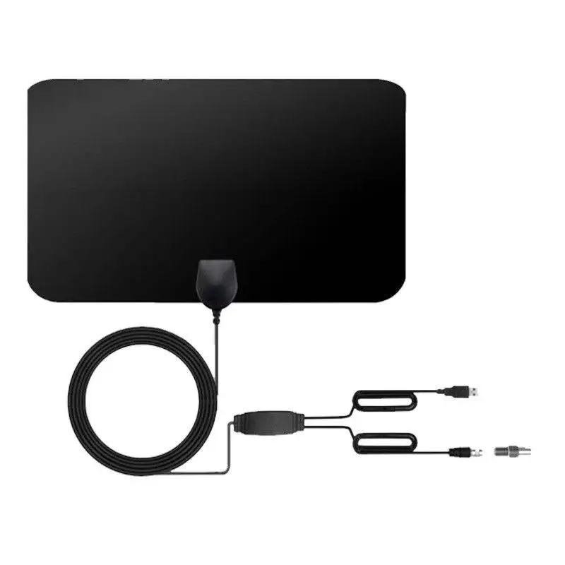 Внутренняя 1080P 200 миль диапазон ТВ антенна цифровая HD Skywire 4K HDTV для VHF UHF приемник