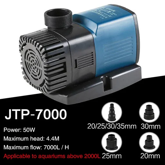 JTP 7000 50W SUNSUN аквариумный водяной насос 220 В аквариумный насос для аквариумных рыб погружной насос аквариумный насос с переменной частотой - Цвет: JTP 7000 50W