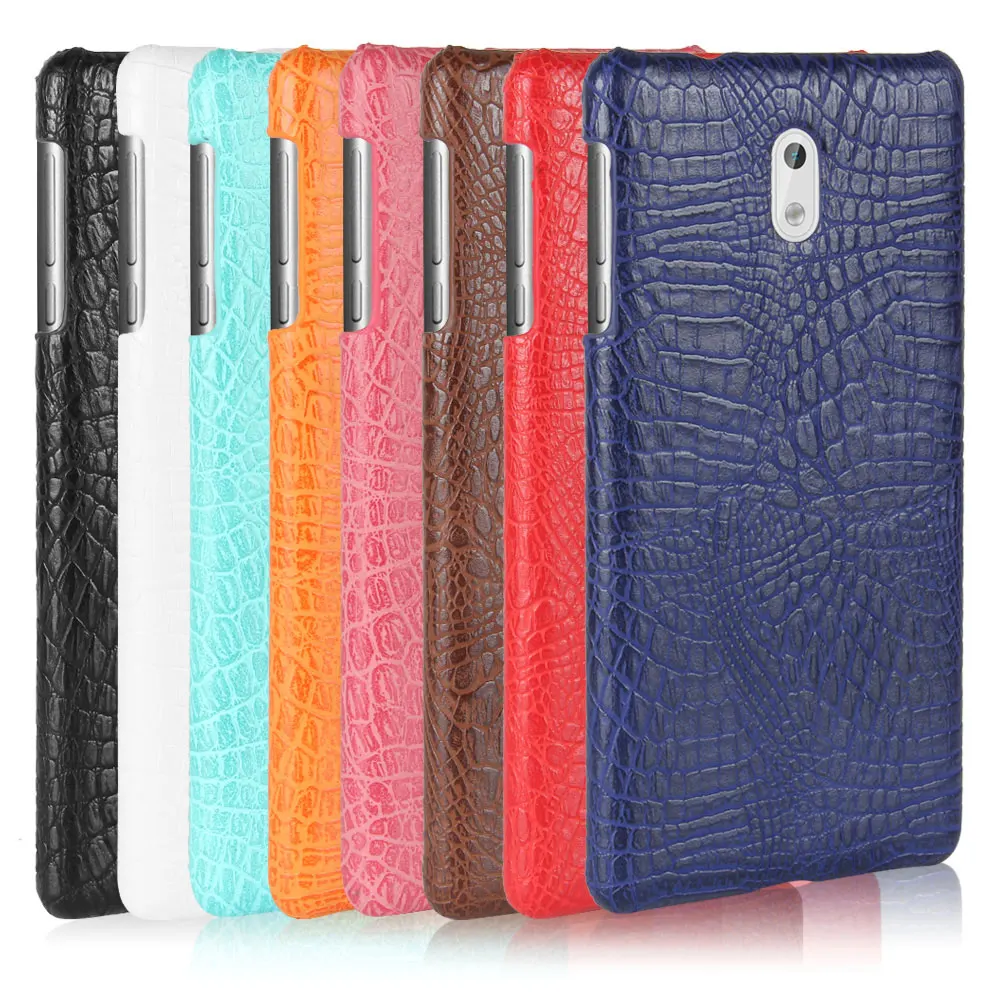 For Nokia 6 Case 5 3 Nokia3 2017 Crocodile Skin Leather Hard Plastic Back Cover for Nokia5 phone cases |