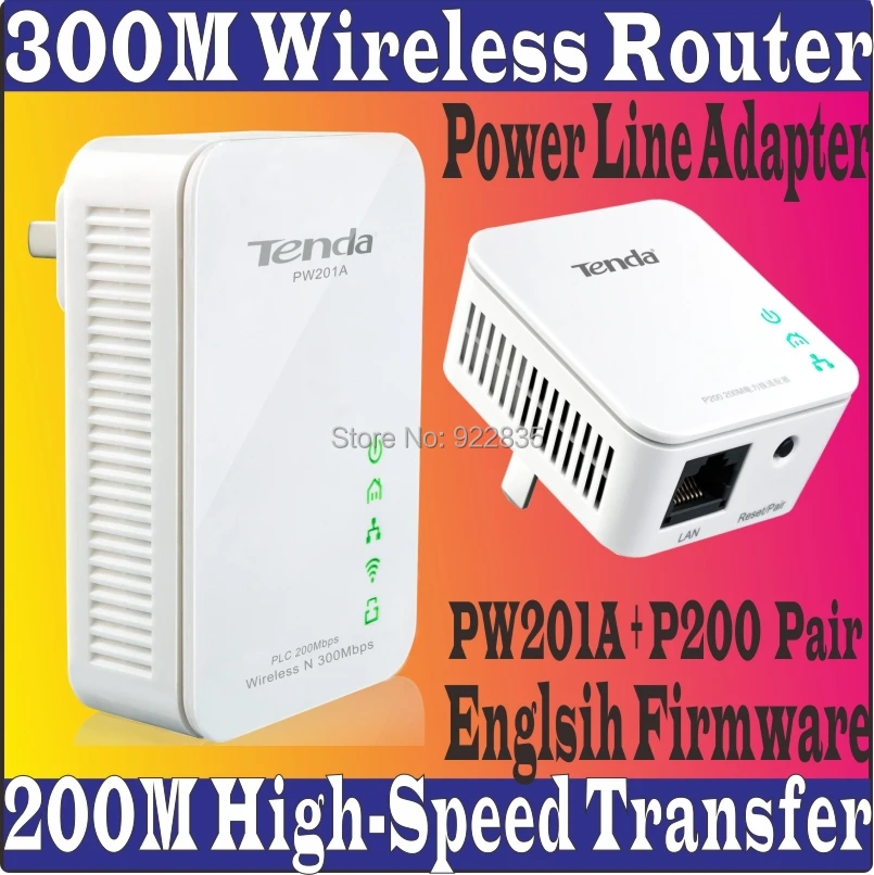 Wi Fi адаптер PW201A + P200 300 Мбит/с м|power line adapter|power linepower adapter network |