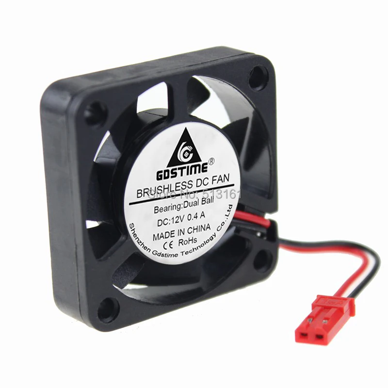 5 шт./лот Gdstime 4010 JST 2Pin кулер с шариковым подшипником для компьютера 40x40x10 мм 40 DC