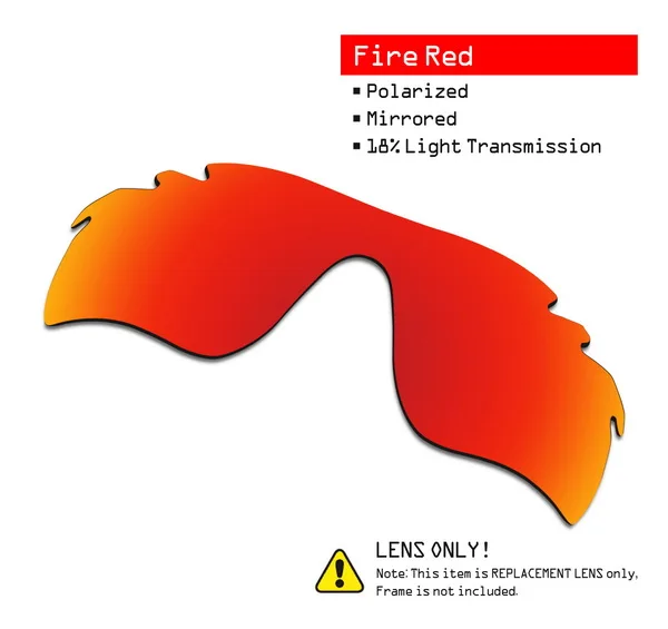 Fire Red-ShieldCoat Дропшиппинг SmartVLT замена линз поляризационные для солнцезащитных очков оакли радарлок путь вентилируемые-несколько штук упакованы - Цвет линз: Fire Red-ShieldCoat