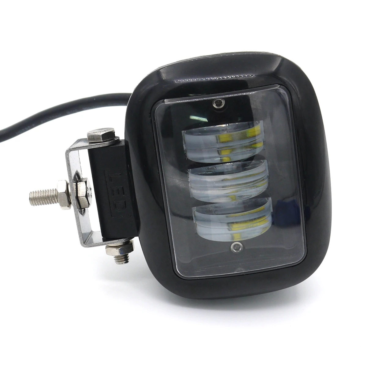 Square 27W Eonstime 1шт 27W 12V/24V 9LED Круглый светоотражатель, туманостойкий, отражается на дороге ATV, можно установить на трактор поезд лодку грузовик мотоцикл, лампы ATV UTV - Цвет: Square 27W