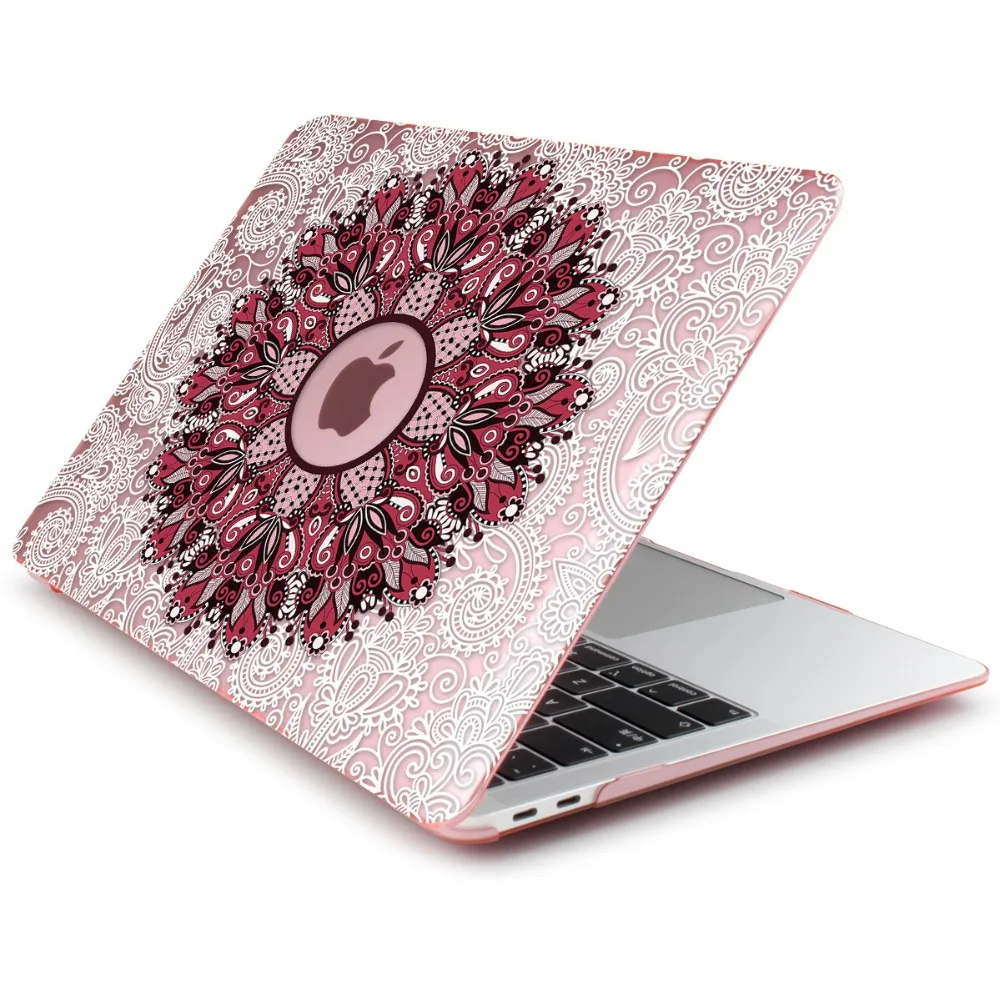 Crystal Case для Apple Macbook Air 13,3 11 Pro 13 12 15 ноутбук Retina печати Обложка Touch Bar крышка клавиатуры A1466 A1932
