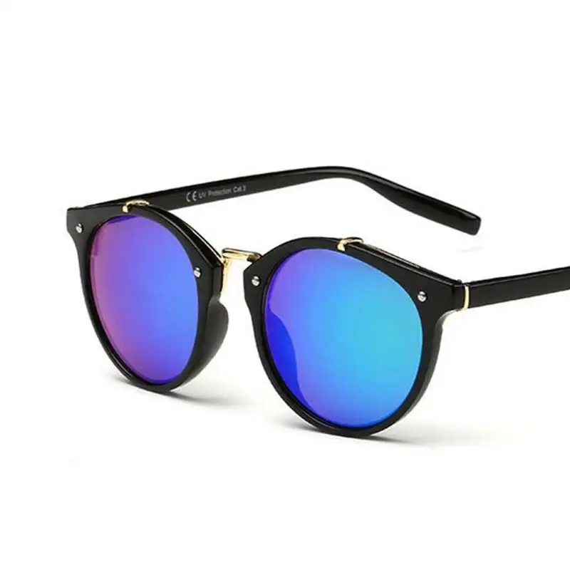 2017 классические Для женщин круглый Солнцезащитные очки для Градиент Защита от