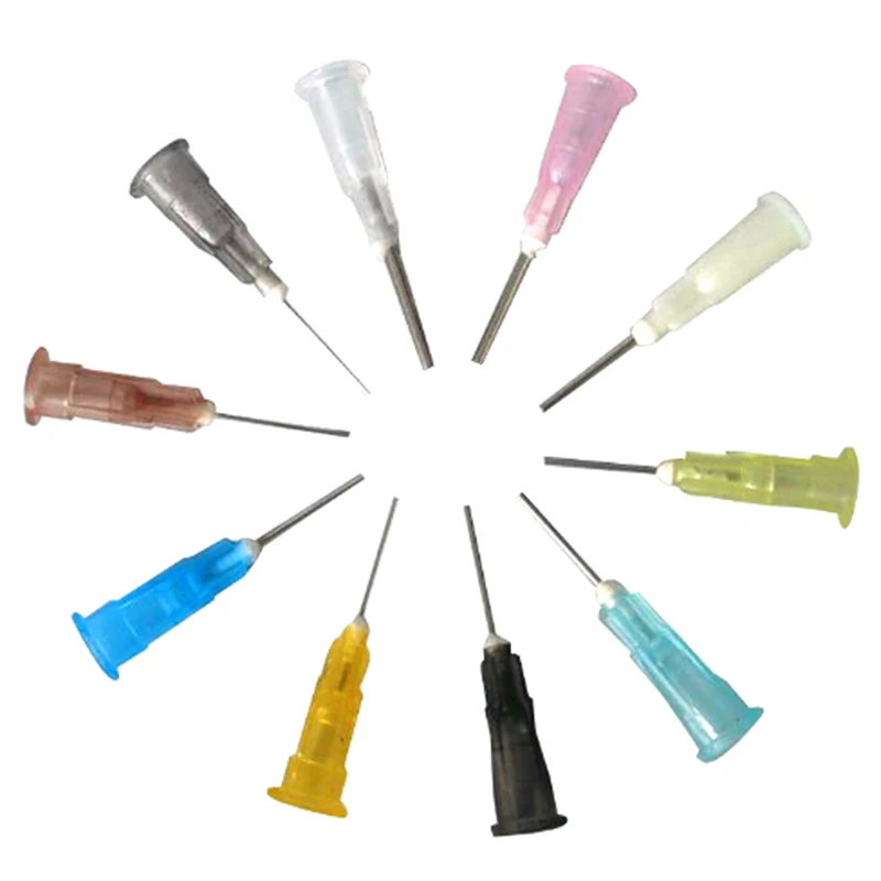 10 шт. дозирующие штыковые иглы наконечники для жидких шприц дозатор 16GA 18GA 19GA 20GA 21GA