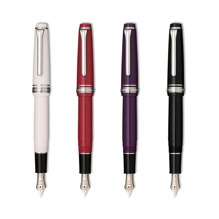 Перьевая ручка Сейлор pg flat Professional Gear Gold silver1221 1222 14k белая красная синяя бесплатная