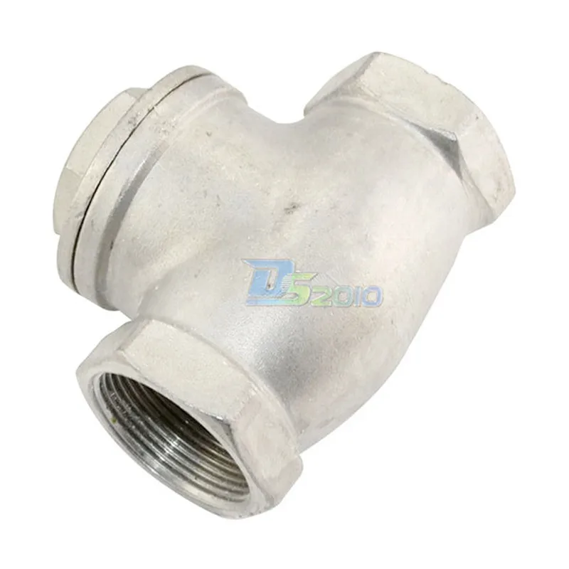 MEGAIRON BSPT 1-1/2 &quotDN40 PN16 CF8M резьбовой обратный клапан 200PSI Нержавеющая сталь SS316