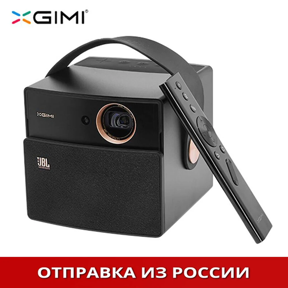 Черный XGIMI CC Аврора DLP проектор для дома ТЕАТР Android Поддержка портативный 3D 4 K HD