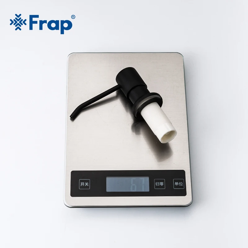 FRAP кухонная раковина на бортике диспенсер для мыла пластиковый никелевый