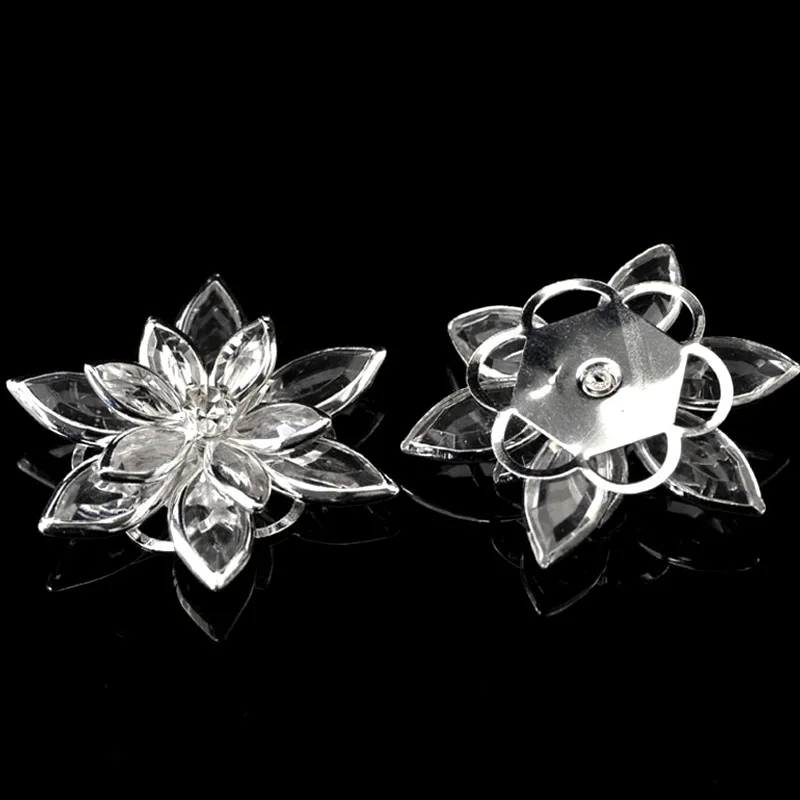 10 шт прозрачный горный хрусталь медный цветок камеи украшения ювелирные изделия