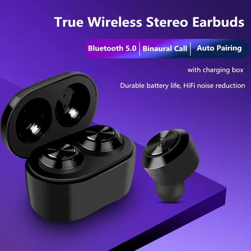 ICAUKY Bluetooth наушники TWS 5 0 Беспроводная стерео bluetooth-гарнитура с зарядным чехлом