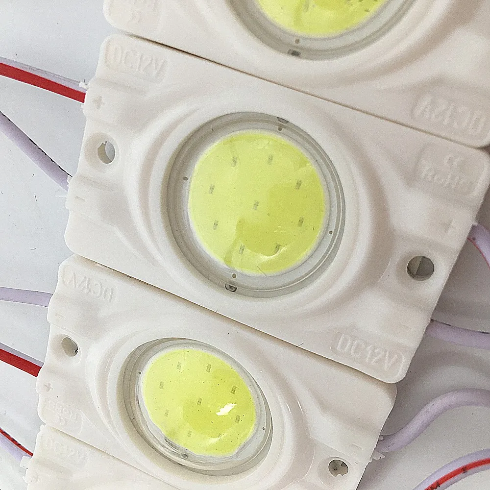 LED Module 2.4W COB backlightfor Advertisement Design Modules Super Bright Lighting DC12V waterproof 20pcs/lot warm /white | Освещение