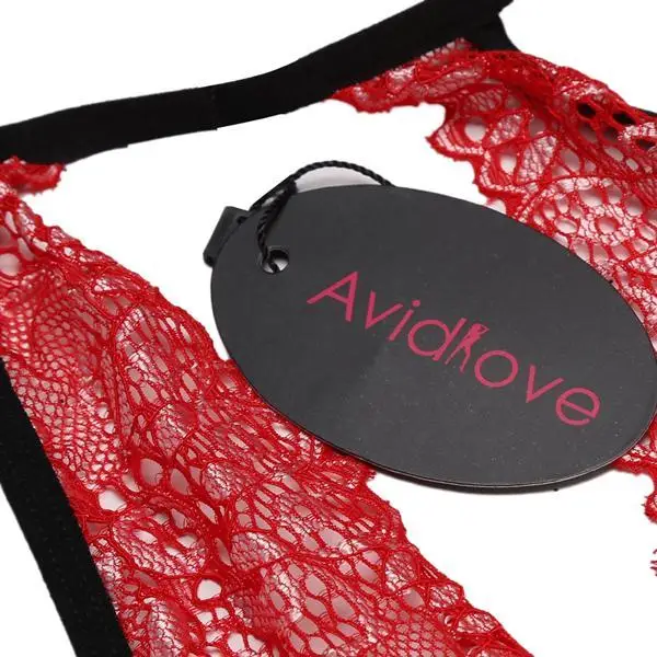 Avidlove, женское сексуальное нижнее белье, сексуальное нижнее белье, эротические костюмы, ночная сорочка, пэтчворк, мини, полые, с стрингами, Холтер, кружево
