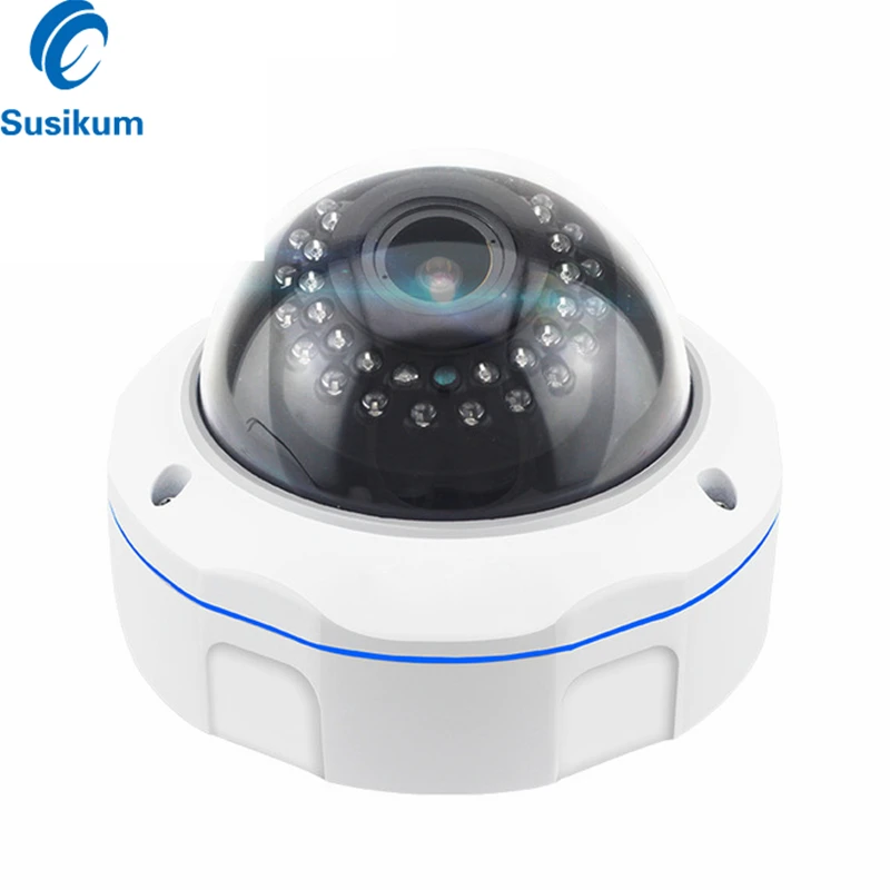 

Home Security IP Camera 5MP POE Metal Dome 2.8-12mm Lens IR Night Vision Video Surveillance Face Detection AI Camera