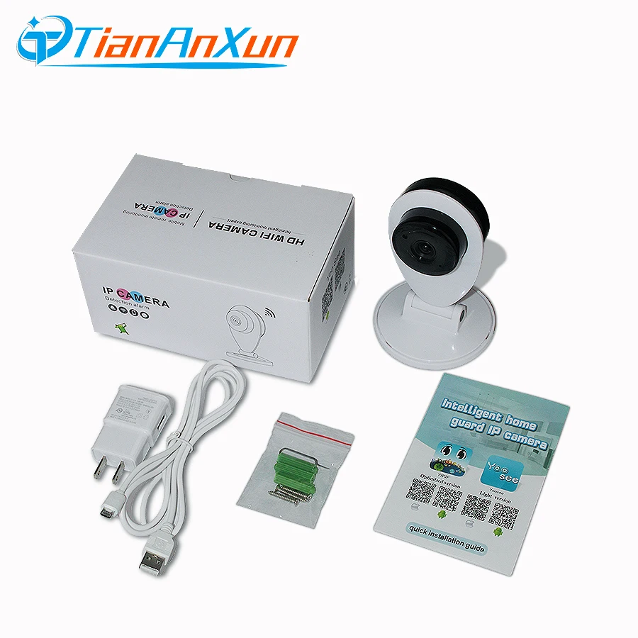

TIANANXUN Wifi IP Camera Network Wireless 720P Video Surveillance Night Vision Camera Home Security Baby Monitor