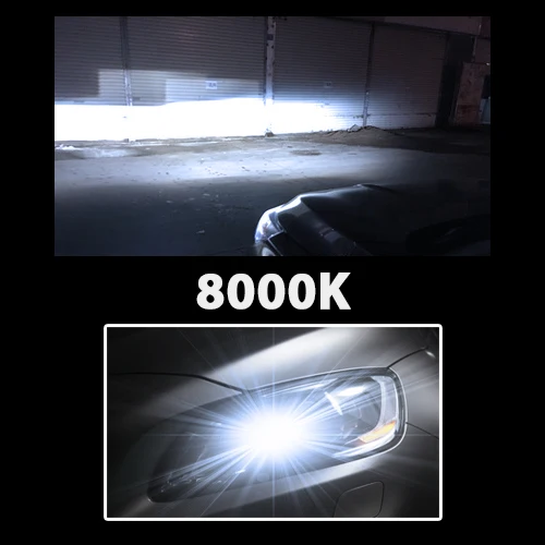 8000k LEADTOPS H11 светодиодный H1 H7 H4 H13 9004 H3 светодиодный 9005 9006 9007 светодиодный фар автомобиля луковицы 6500 K 4300 K 8000 K EJ - Испускаемый цвет: 8000k