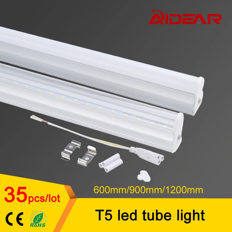 Светодиодная лампа T5 2 фута 3 4 светодиодная флуоресцентная встроенная t5|t5 tube led|tube