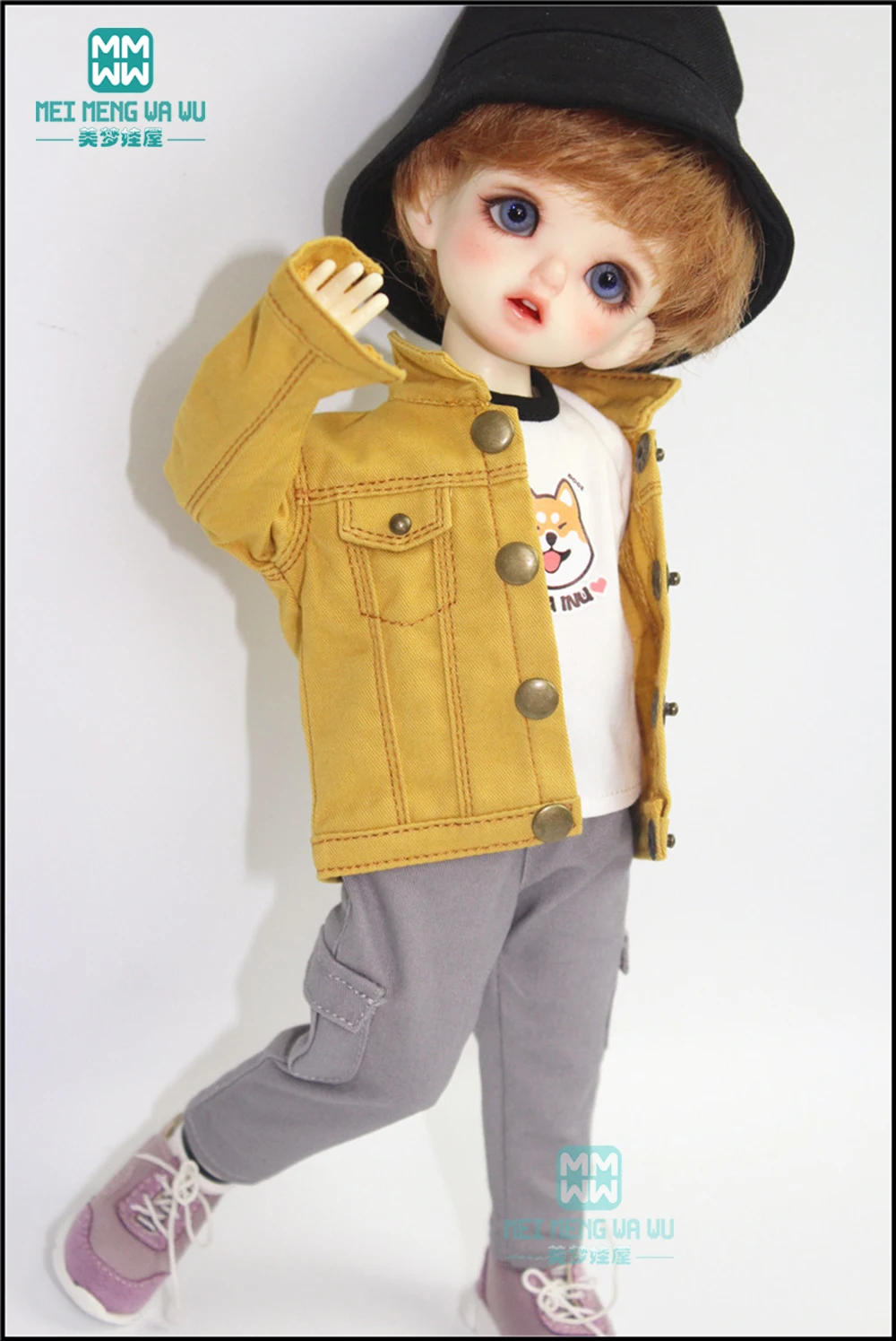 27 см-30 см 1/6 Одежда для кукол BJD YOSD модная куртка розовый джинсовый синий хаки