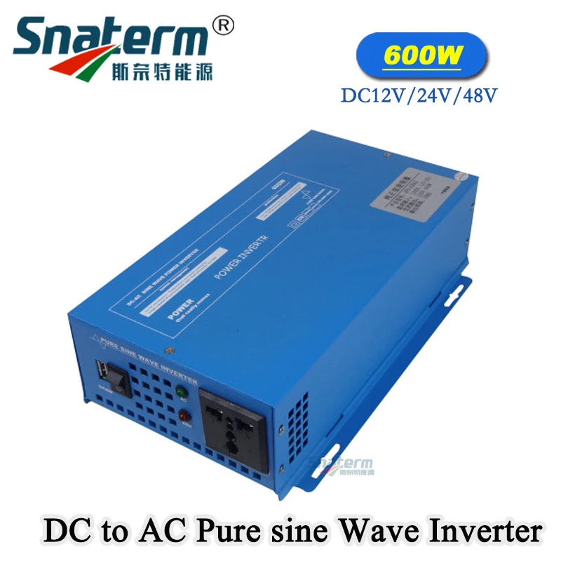 600 Вт полная мощность чистая Синусоидальная волна инвертор автомобильный