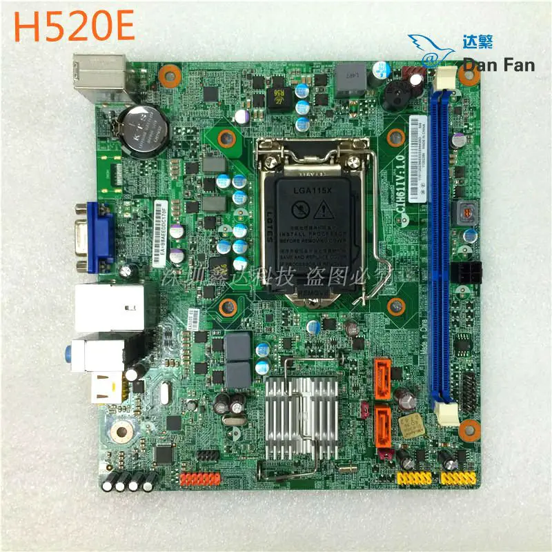 Фото Для Lenovo H520E ER202 материнская плата для настольного компьютера CIH61I V: 1 0 Φ LGA1155 100%