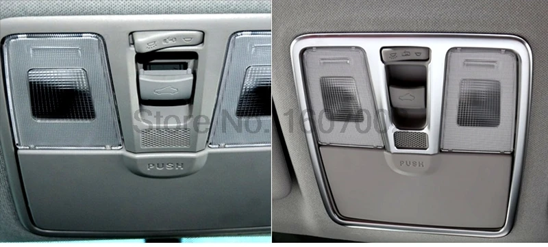 Внутренняя хромированная лампа для чтения Hyundai Creta IX25 2014 2015 2016 затеняющая крышка