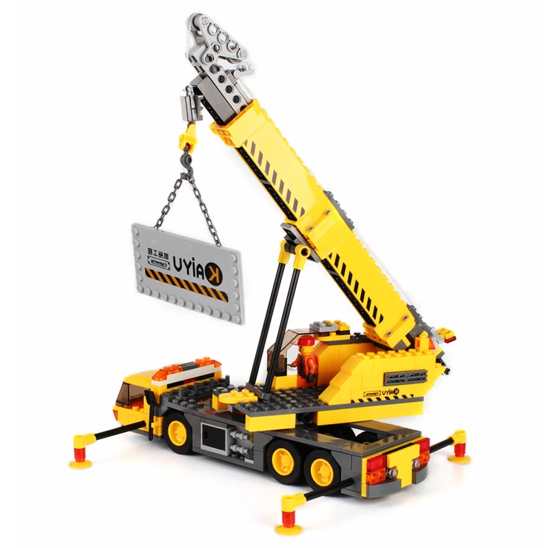 DIY создатели мини городской инженерии строительные блоки Совместимые игрушки