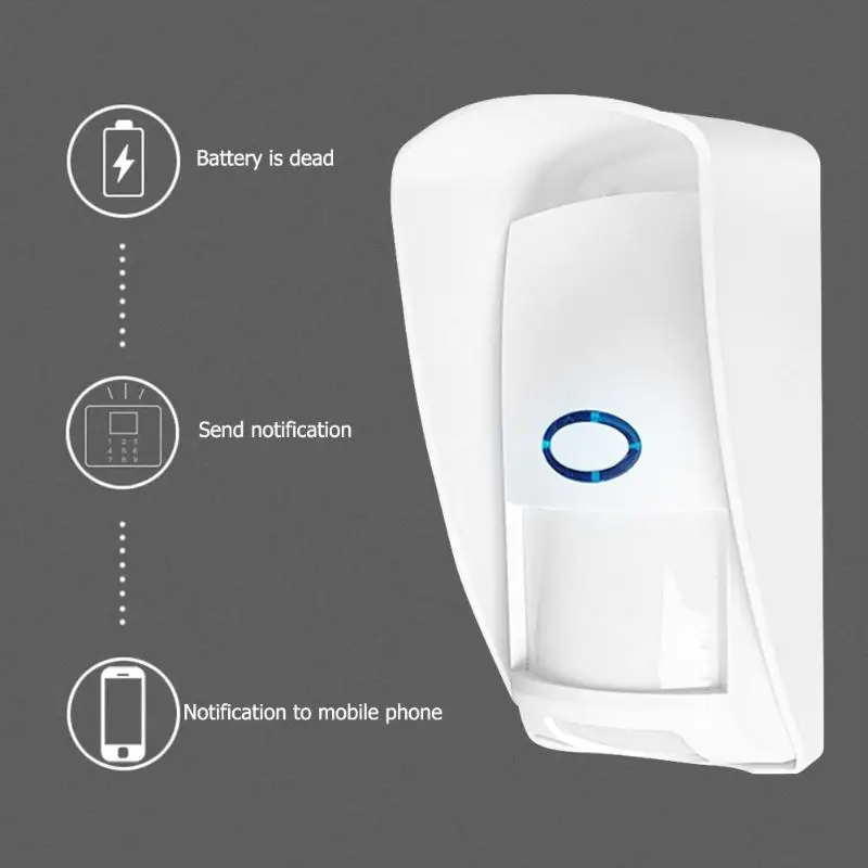 Уличный Водонепроницаемый Беспроводной ИК датчик движения CT70/60 433 МГц