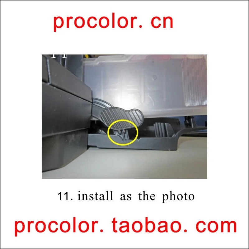 PROCOLOR длинная заправка катриджа для струйного принтера картридж LC123 LC125XL-M C Y LC127XL-BK