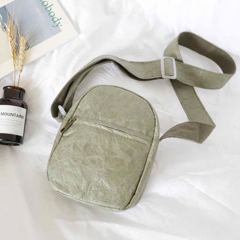 Мини сумка на плечо для мобильного телефона 2019 крафт бумага Повседневная