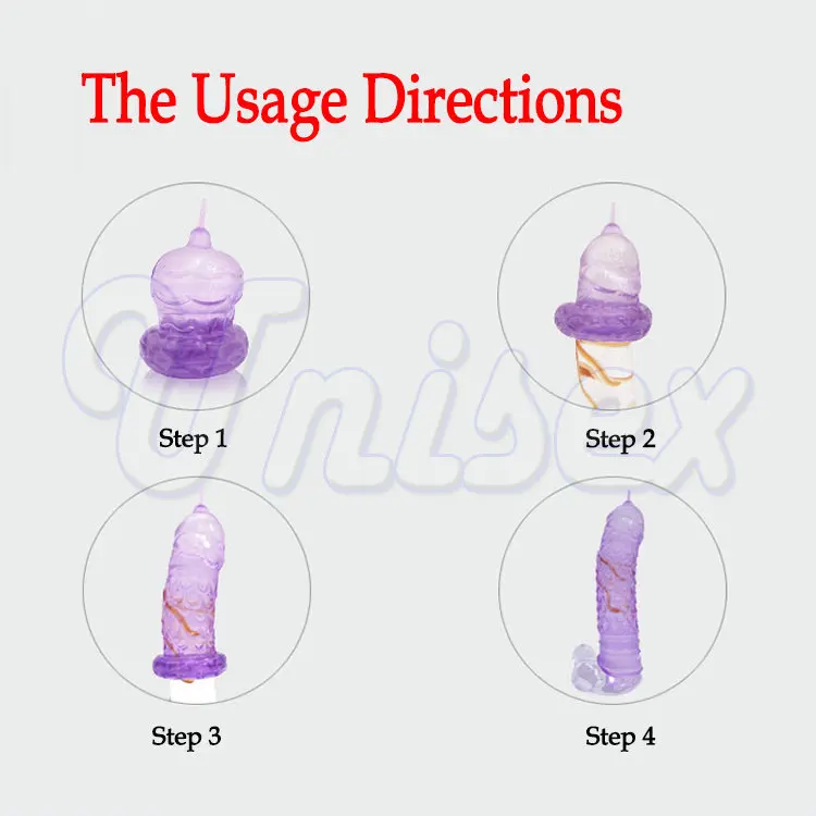 (3 шт./лот) Модные презервативы с кристаллами задержкой для пениса