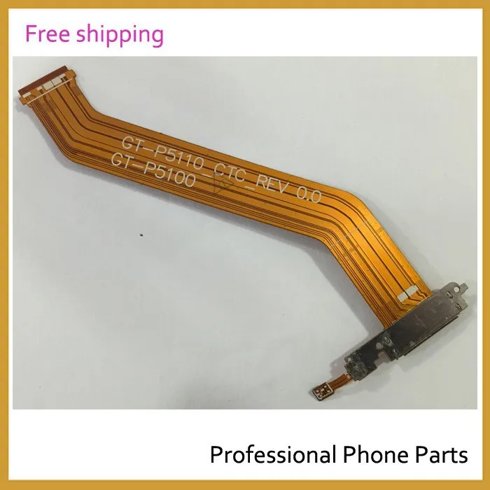 USB зарядное устройство док-коннектор, зарядный порт гибкий кабель для samsung Galaxy Tab 2 10,1 P5100 P5110 Запчасти для мобильных телефонов