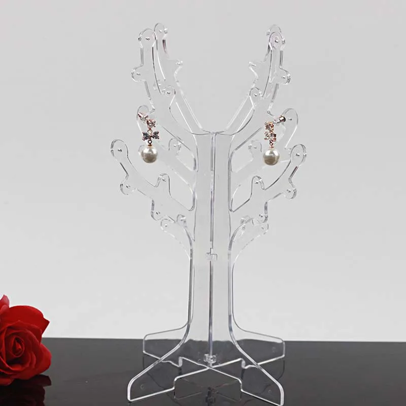 

Jewelry Tree Display Decorations Hanging Rack Jewelry Show Wearing Desktop Storage Earrings Necklace Pendant Holder
