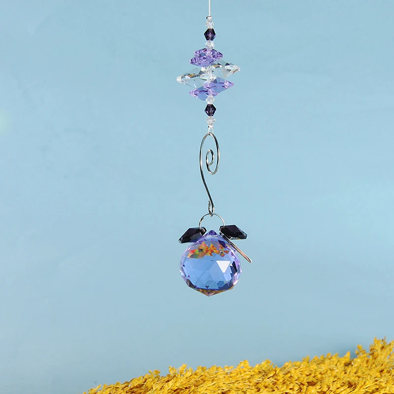 H & D 30 мм люстра хрустальный шар призмы Радуга Octogon чакра Suncatcher в подарок