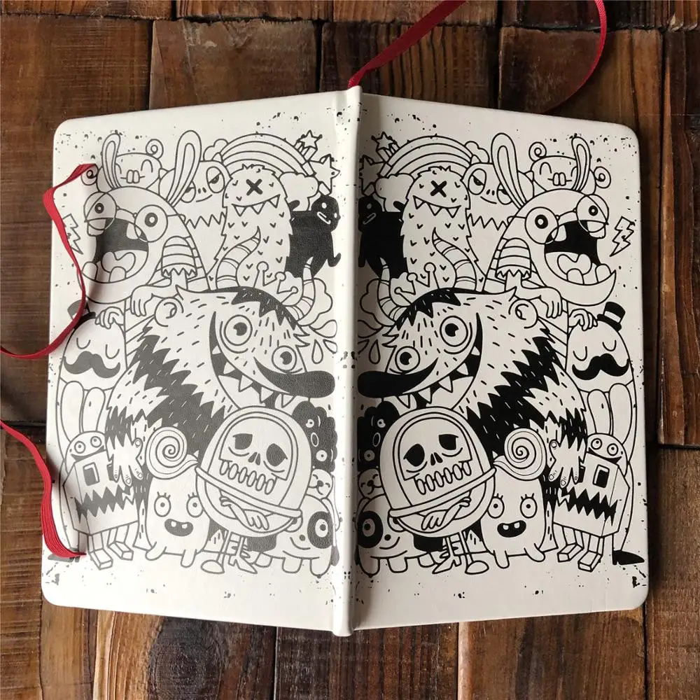 Точечный блокнот Bullet Journal Planner Agenda Binder пустая сетка ежедневный Организатор расписание Короткие линии школьные канцелярские принадлежности для студентов