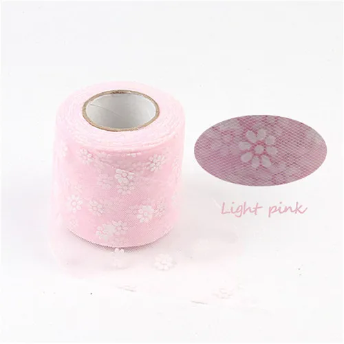light pink 25 ярдов/партия, 7,5 см, блестящая фатиновая сетчатая юбка-пачка в рулоне, мягкая фатиновая пачка с блестками, сделай сам, украшение для свадьбы, дома, свадьбы, дня рождения - Цвет: light pink