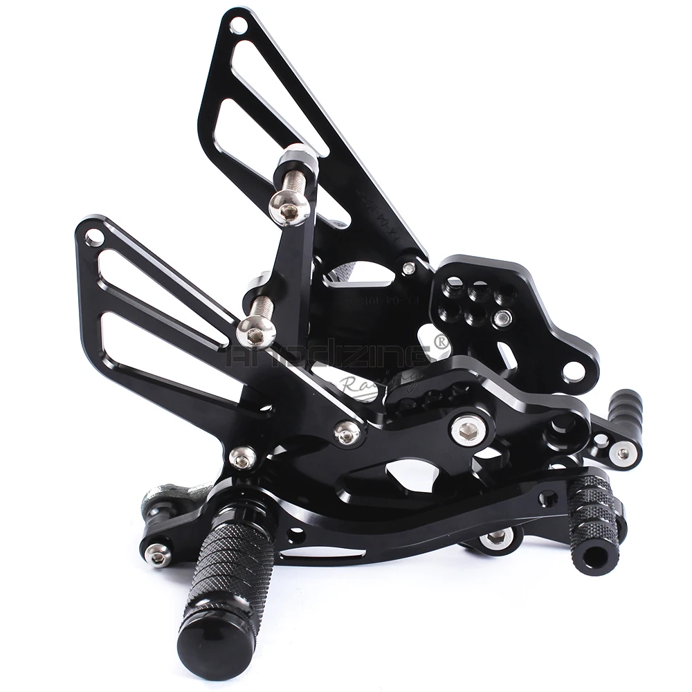 Полный CNC алюминиевый мотоцикл Регулируемый Rearsets задние наборы подножки для KAWASAKI