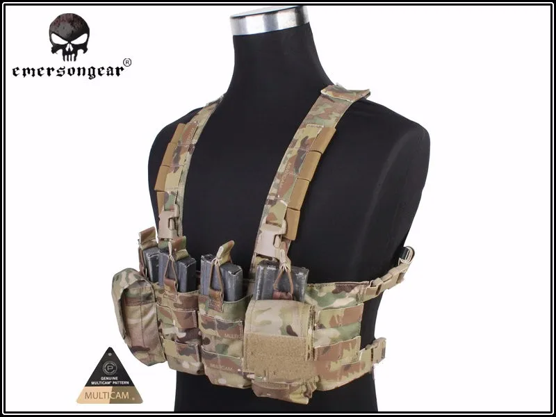 EmersonGear легкая Грудь Rig страйкбол боевой Молл жилет EM7450|vest airsoft|airsoft multicam vestairsoft chest |