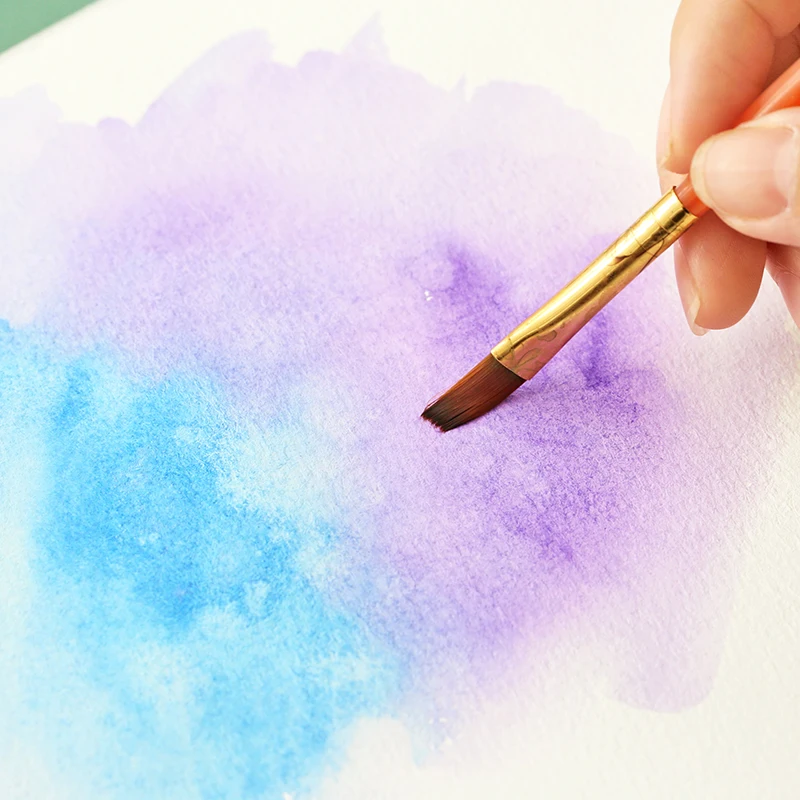 Mairtini 300g watercolor mixed cotton four-sided sealant 32/16/8k drawing paper beginners not easy to wrinkle art supplies | Канцтовары